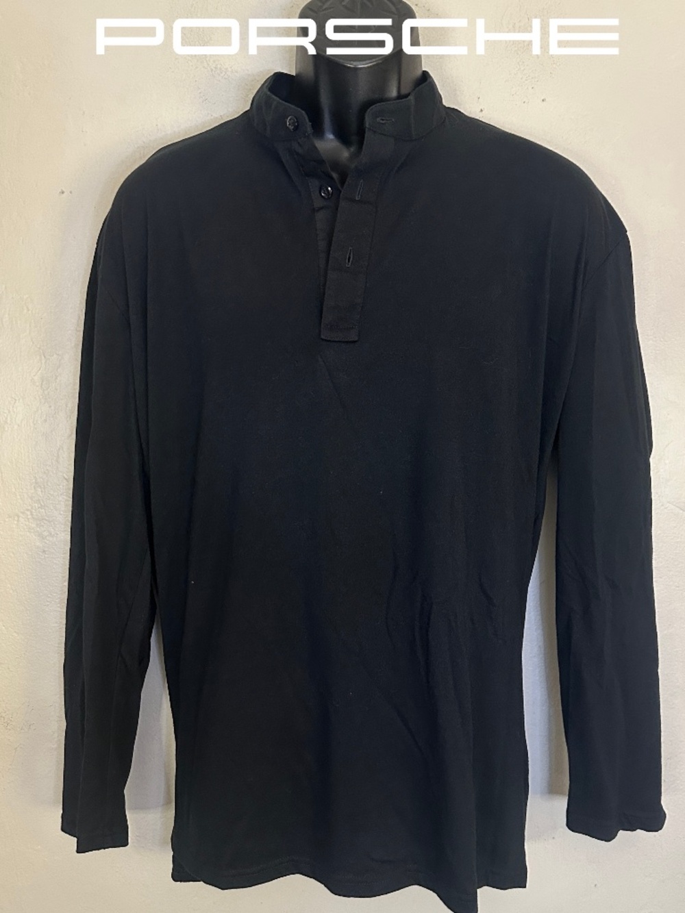 Porsche Design Long Sleeve Henley XL Gently worn Special Edition by Van Laack